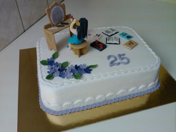 Na želanie na 25-tku, torta, Narodeninové torty Na želanie na 25-tku, torta, Narodeninové torty, Jana Tokárová, 1