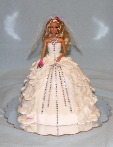 Nevesta Barbie, torta, Svadobné torty Nevesta Barbie, torta, Svadobné torty, nanaa, 1