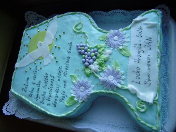 kalich na birmovku, torta, Torty na cirkevné sviatky, evicka.h, 1