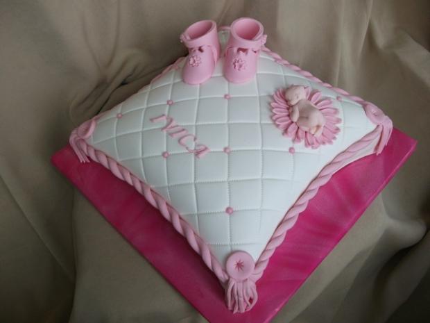 Krstinovy vankusik, torta, Torty na krstiny Krstinovy vankusik, torta, Torty na krstiny, Alenik, 1