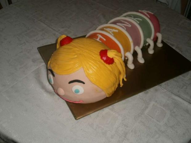 Stonožka pre Hanku, torta, Torty so zvieratkami Stonožka pre Hanku, torta, Torty so zvieratkami, Zdenci, 1