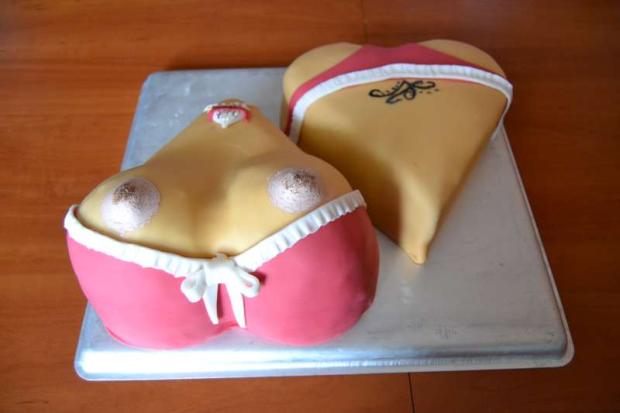 prve prsia a zadok, torta, Torty pre dospelých *, mirka1901, 1