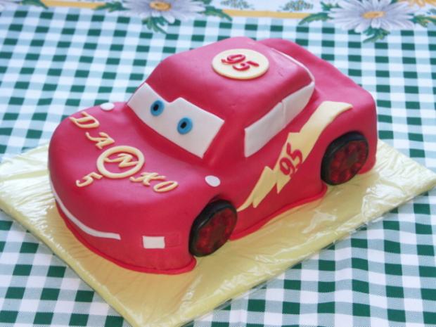 McQueen 2, torta, Torty autíčka, vláčiky McQueen 2, torta, Torty autíčka, vláčiky, Sany, 1