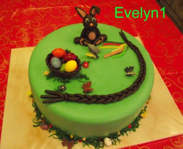 Okruhlá   veľkonočná, torta, Veľkonočné torty, evelyn1, 1