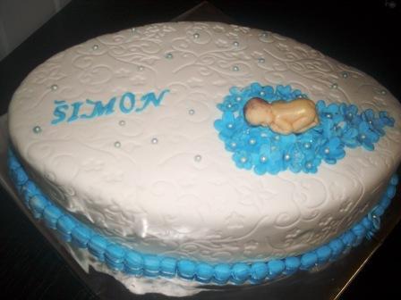 krstinová, torta, Torty na krstiny, martusa29, 1
