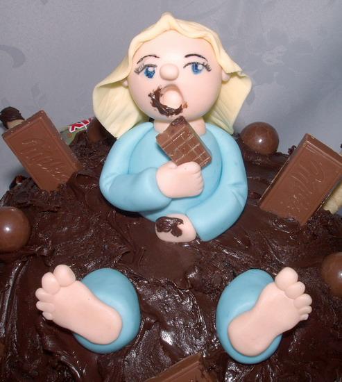 Čokoholička, torta, Ozdoby na torty Čokoholička, torta, Ozdoby na torty, zabinka, 1