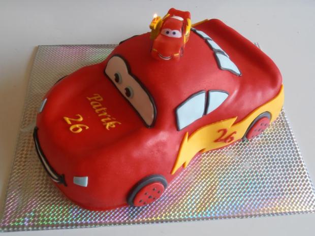 Môj 1. McQueen, torta, Torty autíčka, vláčiky, cabka2, 1
