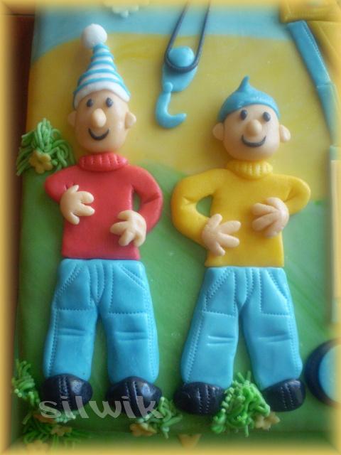 Detail Pat a Mat, torta, Ozdoby na torty, silwik, 1