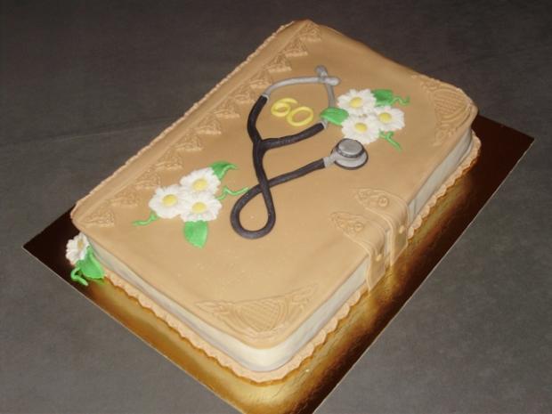 Kniha pre lekára, torta, Narodeninové torty Kniha pre lekára, torta, Narodeninové torty, Janette 35, 1