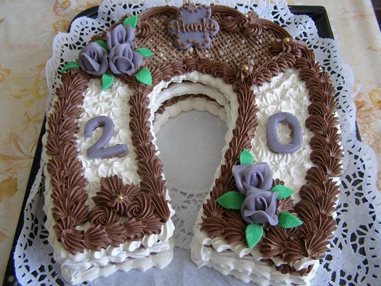 penová podkova, torta, Narodeninové torty, veo, 1