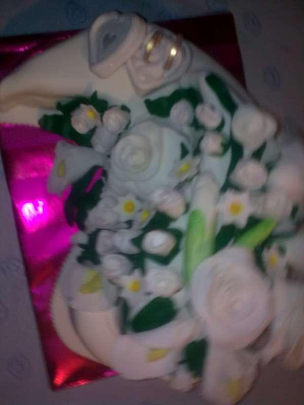 Slza s kvietkami, torta, Svadobné torty, Adaka, 1