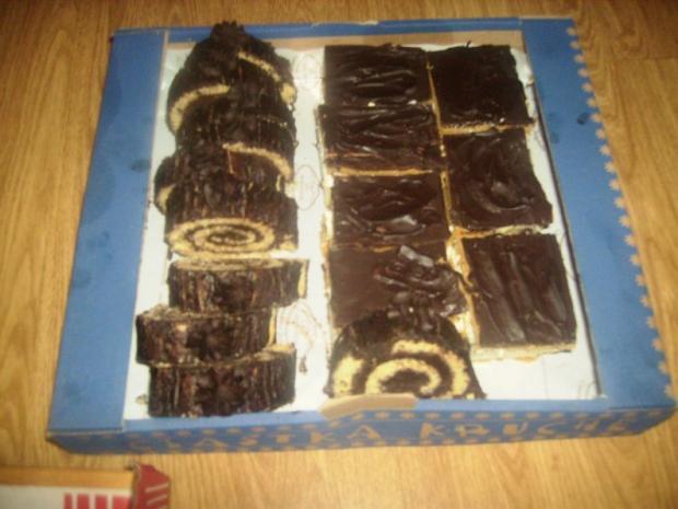 čokoládové rolády + krémeše, torta, Torty pre dospelých *, jancika, 1