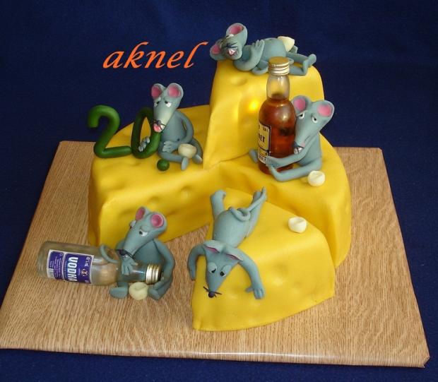 opilé myši -slavíme 20, torta, Narodeninové torty opilé myši -slavíme 20, torta, Narodeninové torty, aknel, 1