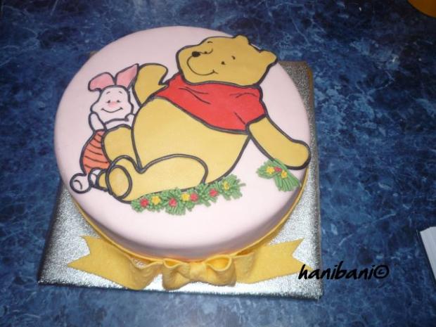 macko pu a prasiatko, torta, Rozprávkové torty, hanibani, 1