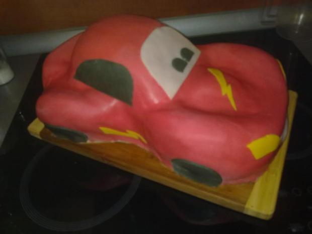 mcqueen iny pohlad, torta, Torty autíčka, vláčiky, adka30, 1