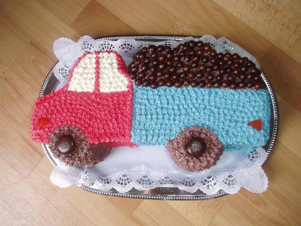 Nákladné auto, torta, Torty autíčka, vláčiky, Tinka, 1