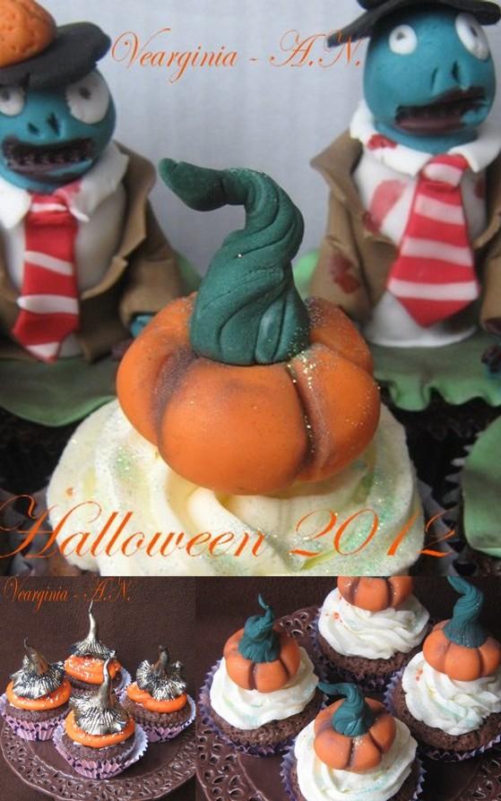 Halloweens muffins, torta, Zákusky Halloweens muffins, torta, Zákusky, Vearginia, 1