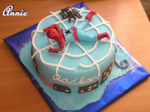 spiderman, torta, Rozprávkové torty, annie.b, 1