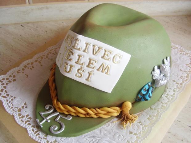 myslivecký klobouk s 45, torta, Blanka, 1