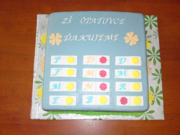 na rozlučku, torta, Torty - škola, stužková na rozlučku, torta, Torty - škola, stužková, lubka74, 1