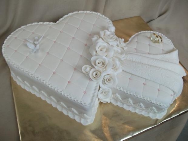Svadobne srdcia, torta, Svadobné torty Svadobne srdcia, torta, Svadobné torty, Alenik, 1