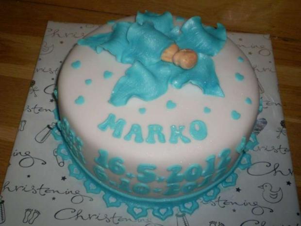 Krstinová - Marko, torta, Torty na krstiny Krstinová - Marko, torta, Torty na krstiny, blanche335, 1