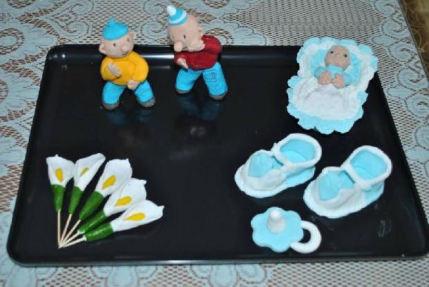 marcipánové postavičky, torta, Rozprávkové torty, Anna M 1, 1