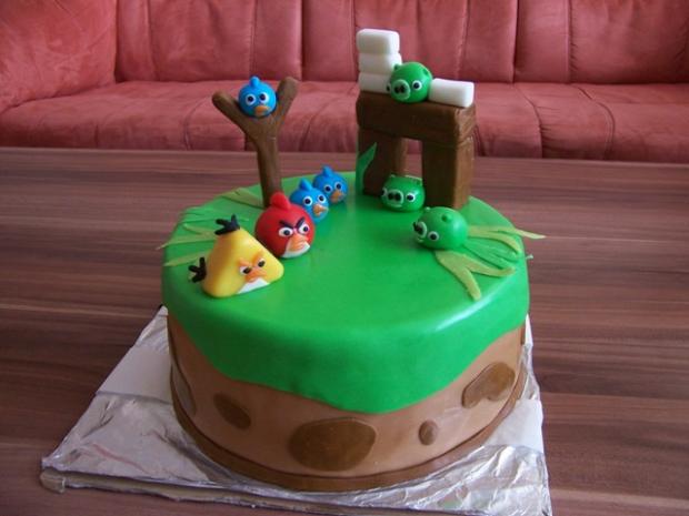 Angry Birds, torta, Ostané torty pre deti Angry Birds, torta, Ostané torty pre deti, Misenka77, 1