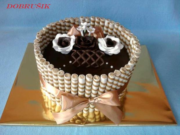 S trubičkami 2, torta, Narodeninové torty S trubičkami 2, torta, Narodeninové torty, Dobrusik, 1