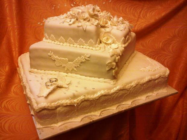 svadobná, torta, Svadobné torty, edina, 1