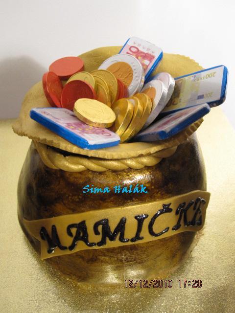 Mešec penazí pre Mamičku, torta Mešec penazí pre Mamičku, torta, Torty Snov, 1