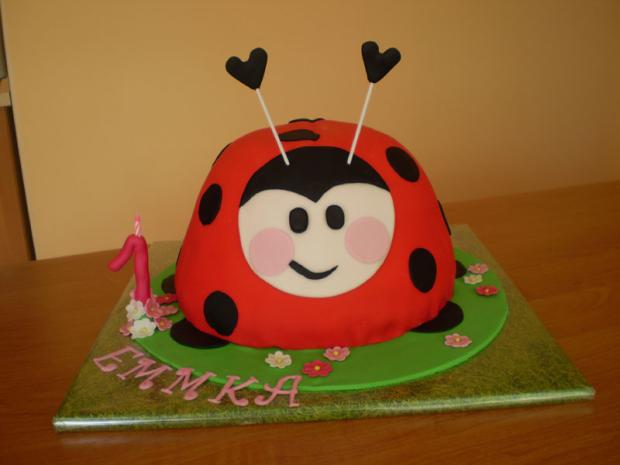 lienka, torta, Torty so zvieratkami, marianak, 1