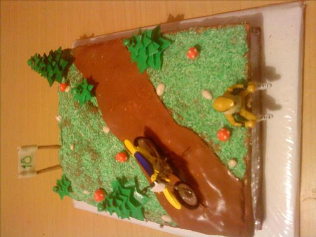 motocrossovemu pretekárovi, torta, Narodeninové torty, Monika Trnkova, 1