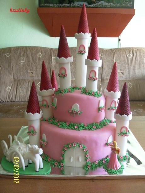 hrad 2, torta, Torty pre dievčatá hrad 2, torta, Torty pre dievčatá, bzucinka, 1