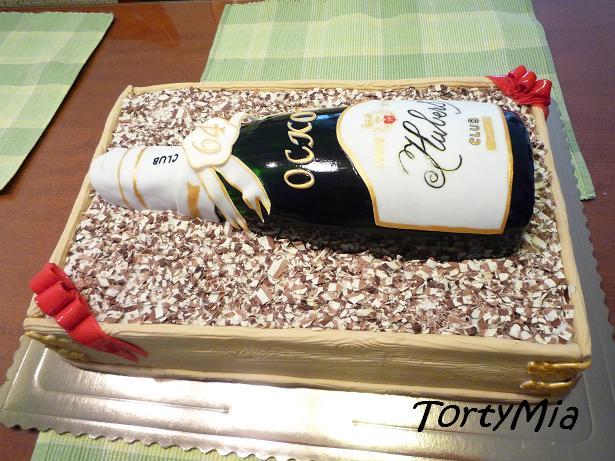 Torta šampanské, torta, Narodeninové torty, TortyMia, 1