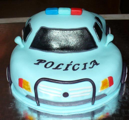 policajne auto 2, torta, Torty autíčka, vláčiky policajne auto 2, torta, Torty autíčka, vláčiky, Mišela, 1