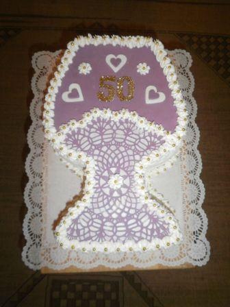Pohár na 50-tku, torta, Narodeninové torty, Darcek13, 1