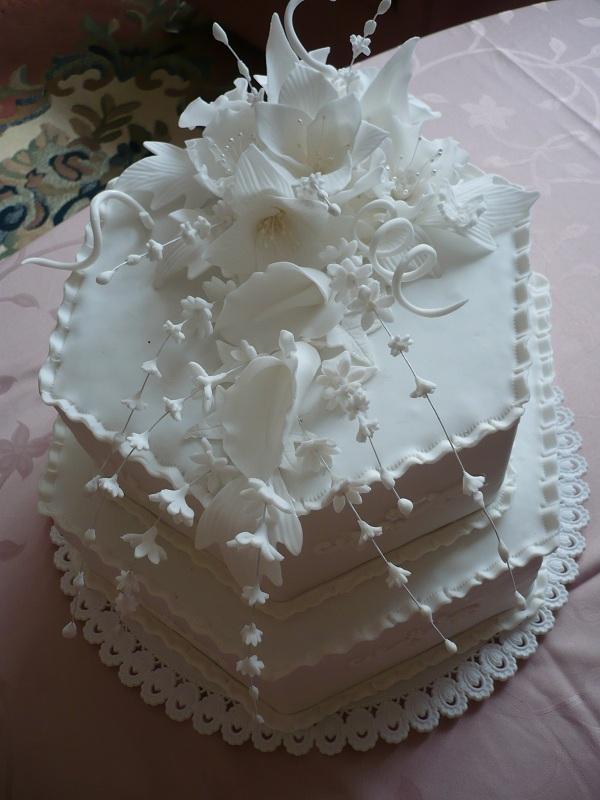 svadobná biela, torta, Svadobné torty svadobná biela, torta, Svadobné torty, DanielkaK, 1