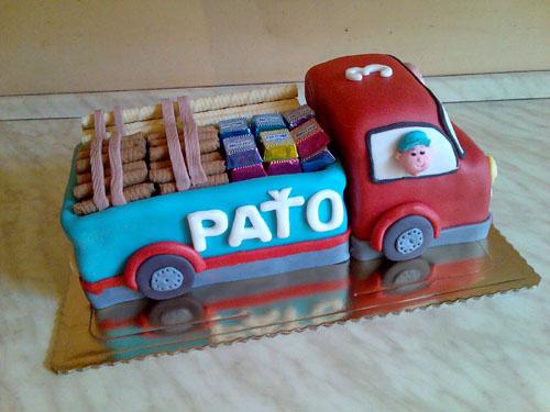 nákladiak, torta, Torty autíčka, vláčiky, alioska, 1