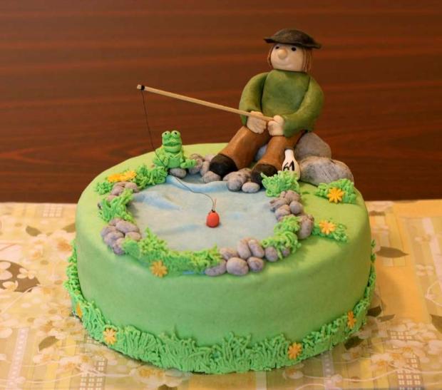 Rybár, torta, Narodeninové torty Rybár, torta, Narodeninové torty, lenkap09, 1