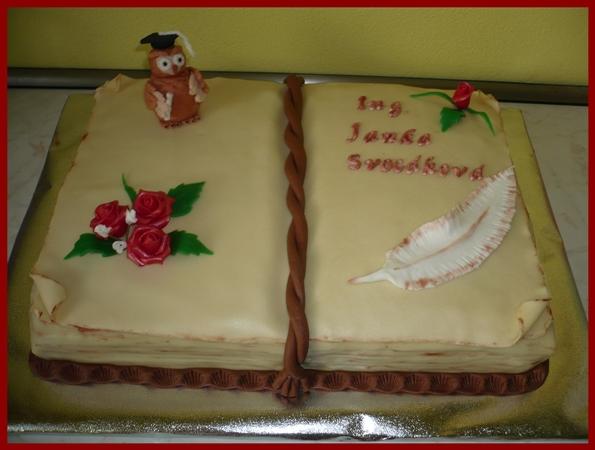 promocna, torta, Torty - škola, stužková, orchydea, 1