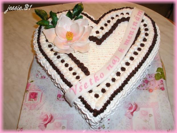 penové srdce pre Katku, torta, Narodeninové torty penové srdce pre Katku, torta, Narodeninové torty, jessie.31, 1