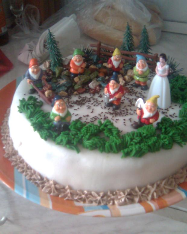 Snehulienka a sedem trpaslikov, torta, Ostané torty pre deti Snehulienka a sedem trpaslikov, torta, Ostané torty pre deti, salovidca, 1