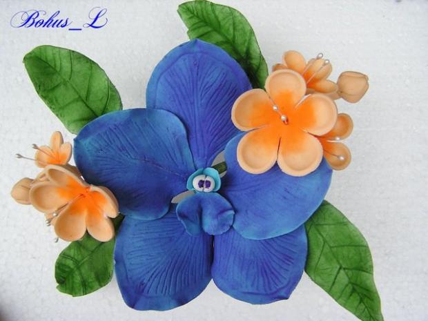 Orchidea - "Vanda", torta, Ozdoby na torty Orchidea - "Vanda", torta, Ozdoby na torty, Bohus_L, 1