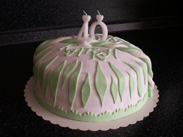 Bielo zelená , torta, Narodeninové torty, alapk, 1