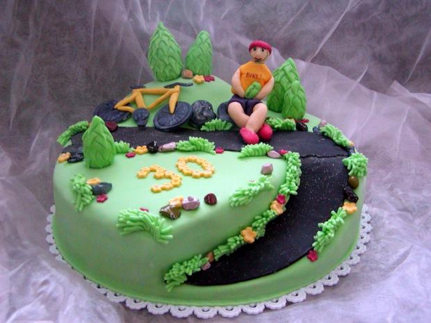 na želanie cyklo-turistická.., torta, Športové torty na želanie cyklo-turistická.., torta, Športové torty, , 1