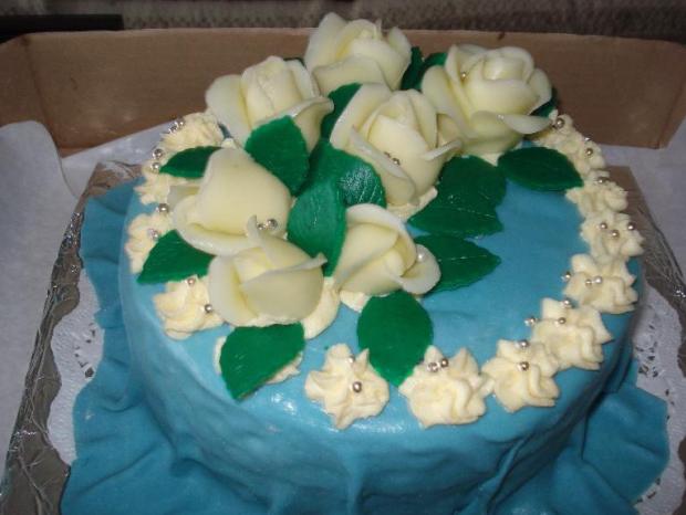 modrá je dobrá z boku, torta, Narodeninové torty, Zuzana D., 1