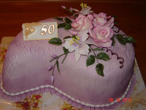 fialová na 50, torta, Narodeninové torty fialová na 50, torta, Narodeninové torty, Macka, 1