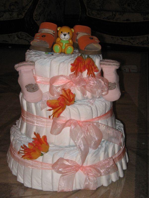 Plienková torta na krstiny, torta, Torty na krstiny, gresakl, 1