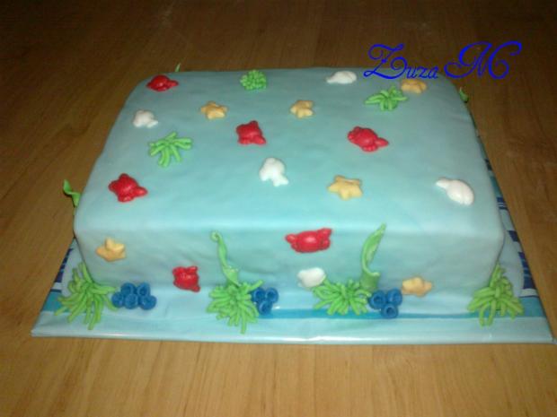 Akvárium do školky, torta, Torty - škola, stužková, ZuzaM, 1
